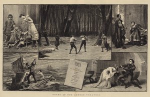 Notas nos teatros de Londres